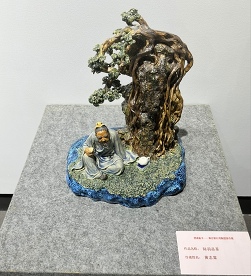 非遗活化新样本：黄志棠石湾陶塑原作展亮相宜昌(图5)