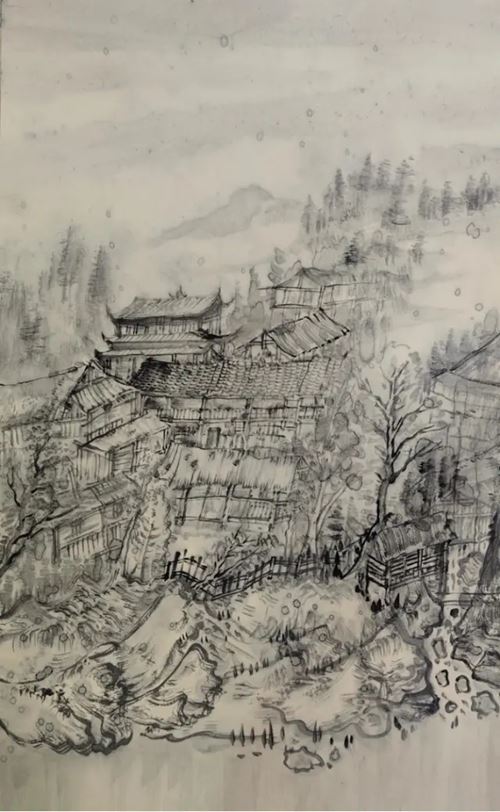 长沙市美协国画艺委会走进湘西龙山惹巴拉写生线上作品展(图15) 长沙市美协国画艺委会走进湘西龙山惹巴拉写生线上作品展(图15)