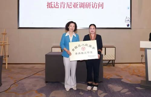 一片好膜铺就中非共富路，湖南人李洪梅激活非洲女性就业新动能(图1)