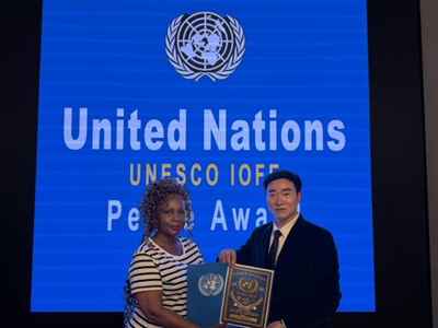 世界艺术家协会主席王余根荣获联合国两项殊荣(图1)